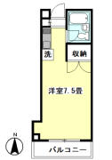 ヴィラデフォーレ 403号室間取り画像