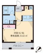 グランデ目白御留山 ２０４号室間取り画像