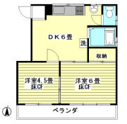 菊水荘間取り画像