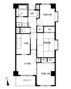 ソシエ南長崎間取り画像