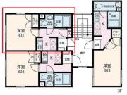 ピースコート目白間取り画像