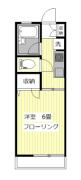 メゾンドタニ 103号室間取り画像
