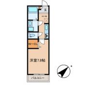 パーシモン　デュエ間取り画像