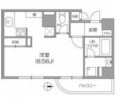 フイユ・ドール目白 201号室間取り画像
