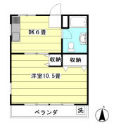 目白ビーラ ２０１号室間取り画像