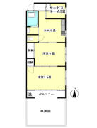 ヴィラルミナス 102号室間取り画像