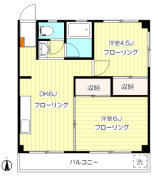 新倉マンション（B)間取り画像