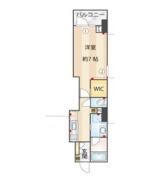 ラテライト目白（Laterite　Mejiro） ８０２号室間取り画像