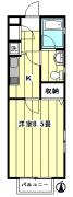 グレイス落合 201号室間取り画像