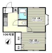 アネックス目白 106号室間取り画像