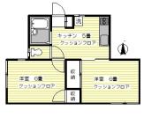 アネックス目白 205号室間取り画像