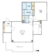 ベルパレス目白 302号室間取り画像