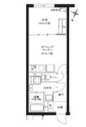 ジェノヴィア池袋 302号室間取り画像