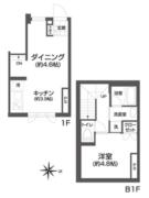 ＵＶＡＳ池袋 105号室間取り画像