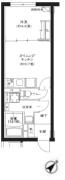 GENOVIA池袋 302号室間取り画像