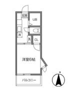 アビタシオン目白 208号室間取り画像