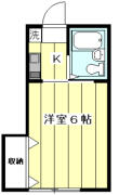 サウスコート 202号室間取り画像