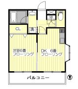 アスペンハイツ 204号室間取り画像