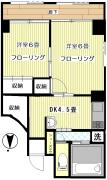 新倉マンション 1003号室間取り画像