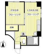 新倉マンション 601号室間取り画像