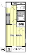 スターハウス牧野 306号室間取り画像