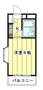 セントヒルズ目白 206号室間取り画像