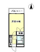 浜島ビル 402号室間取り画像