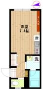 kamiken西池袋 301号室間取り画像