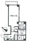 エスコンディードＫ 103号室間取り画像