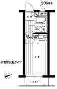 LEGEND椎名町（レジェンド椎名町） 205号室間取り画像