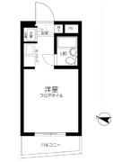 トップ目白第２ ２０８号室間取り画像