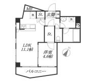 マイキャッスル目白 １０３間取り画像