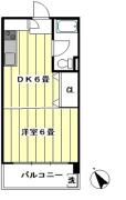 目白台コーポ ５０８号室間取り画像