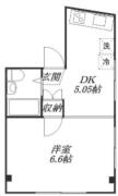ハウス88 301間取り画像