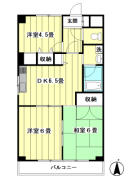 マーブル目白 ５Ｆ間取り画像