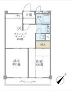 ハクジュウハイツ（ハクジウハイツ） 5F間取り画像