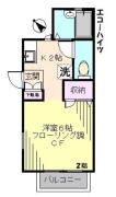 エコーハイツ 2F間取り画像
