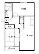 GHハウスメジロ ３F間取り画像