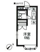 ベルシオン目白 ２F間取り画像
