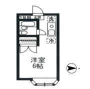 ベルシオン目白 203号室間取り画像