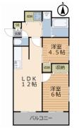 メゾン泉 801間取り画像