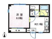パルミエ ２０１間取り画像