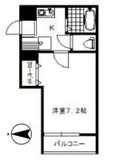 エヴェナール目白 1F間取り画像