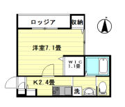 ベルパセオ（ＢＥＬＬＥ　ＰＡＳＥＯ） 202号室間取り画像