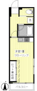 シャトー桐 205号室間取り画像