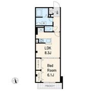 目白タウニー ２０５号室間取り画像