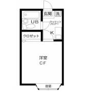 フォーラム目白 １０２間取り画像
