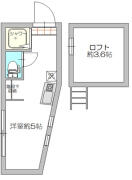 アーバンプレイス高田馬場West 205号室間取り画像