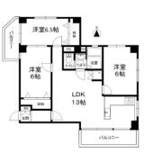 中落合東豊エステート ２階間取り画像