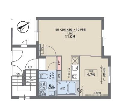 COCOFLATZOSHIGAYA（ココフラット雑司が谷） 1Fメイン画像